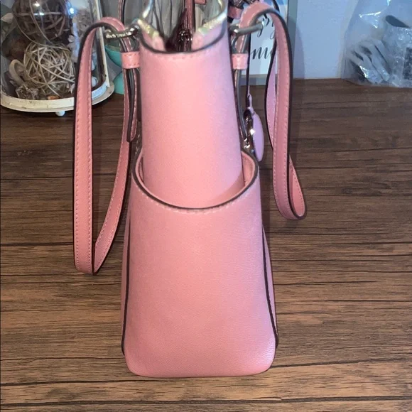 Michael Kors Coral Pink Tote Bag - Picture 9 of 15